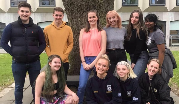 JCR Exec 2018 students