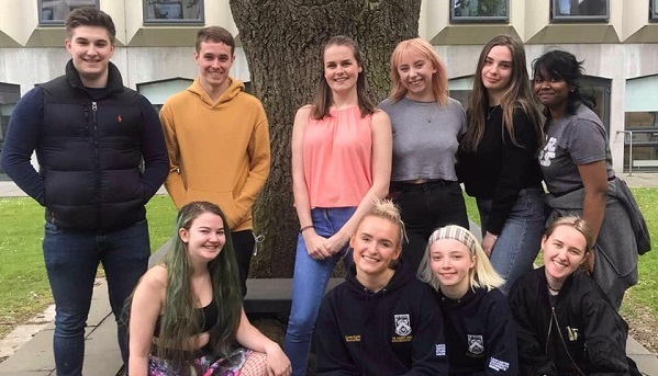 JCR Exec 2018 students