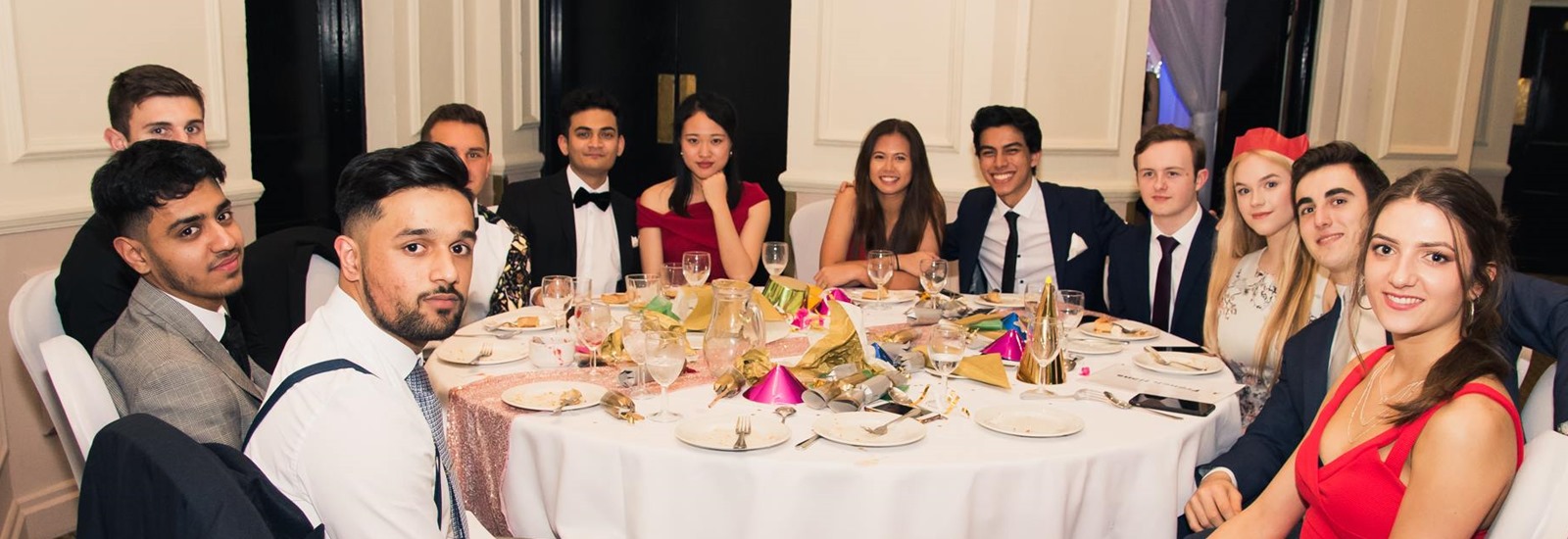 Students at Winter Ball