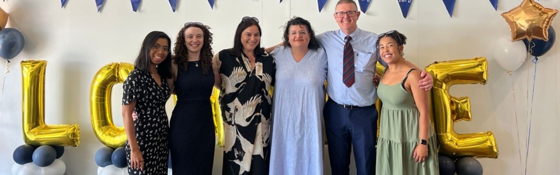 Lonsdale staff on graduation day
