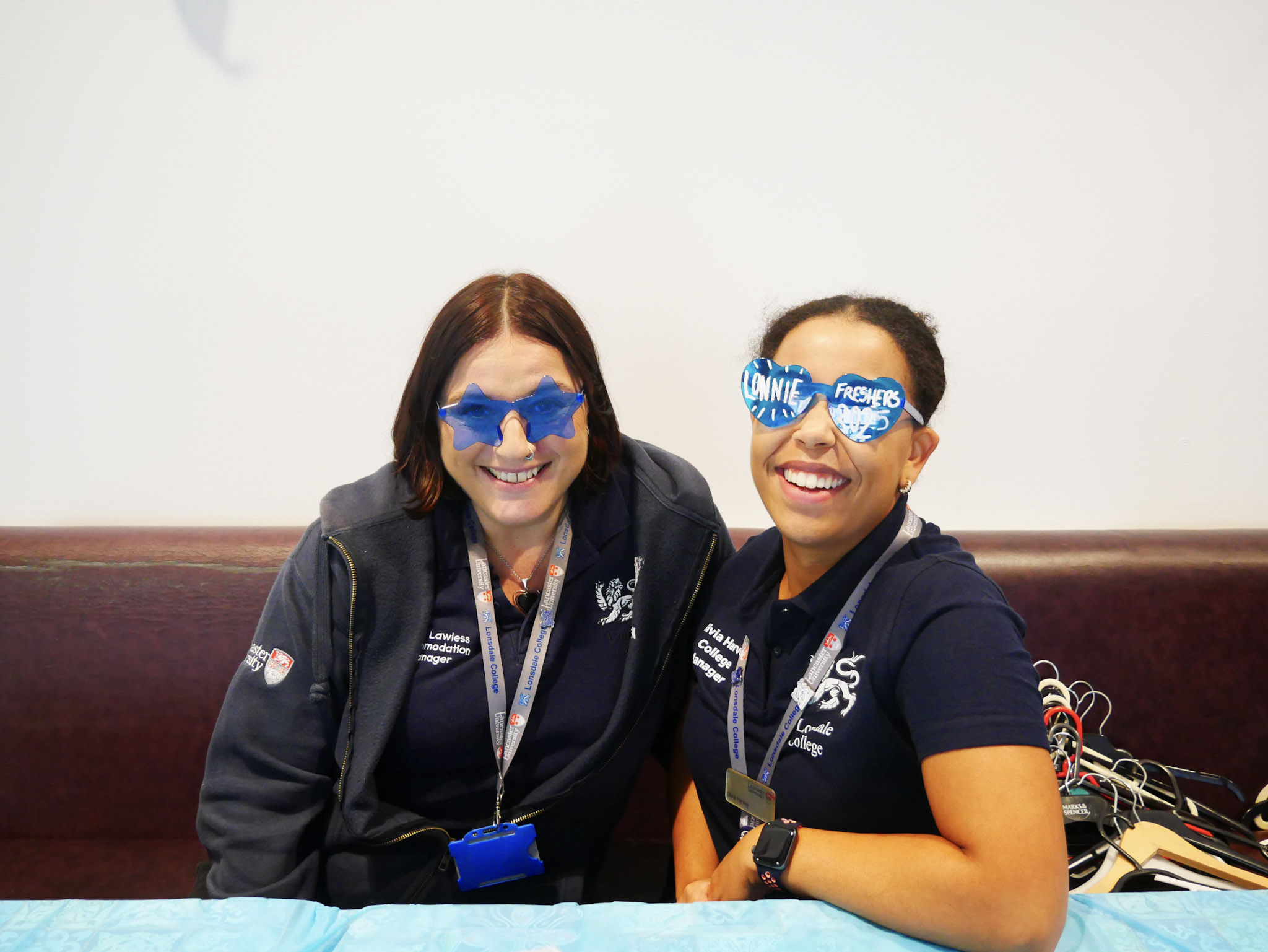 Louise and Olivia, former accommodation manager and current college manager