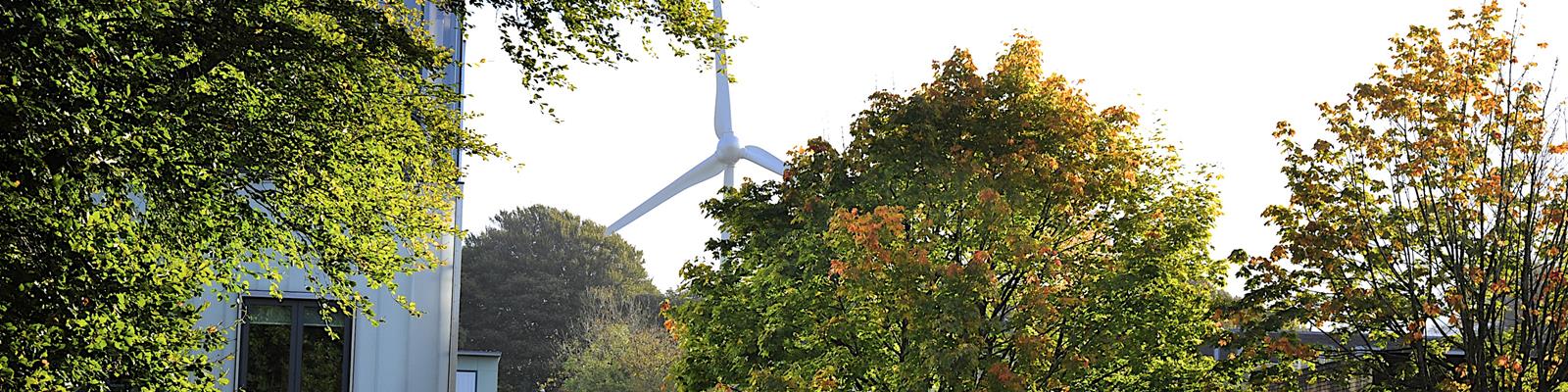 University wind turbine