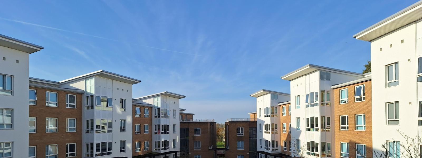 Pendle accommodation viewed from a balcony