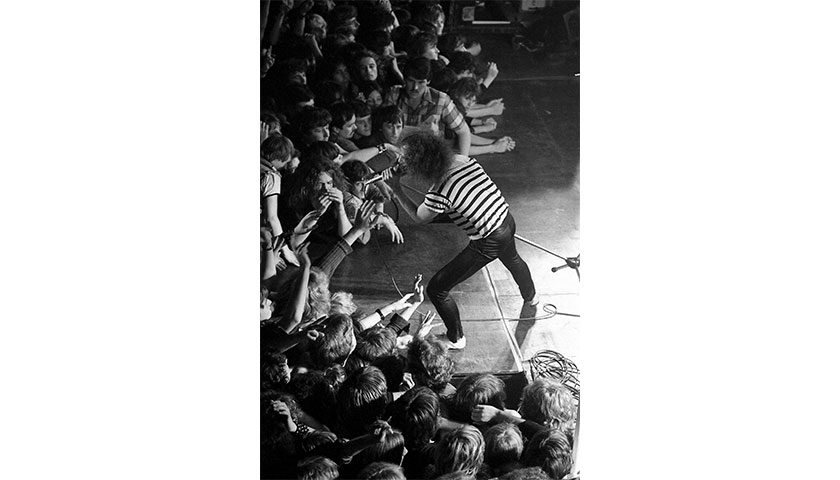 Rock bank Scorpions performing at the Great Hall