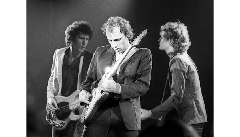  Dire Straits performing in the Great Hall