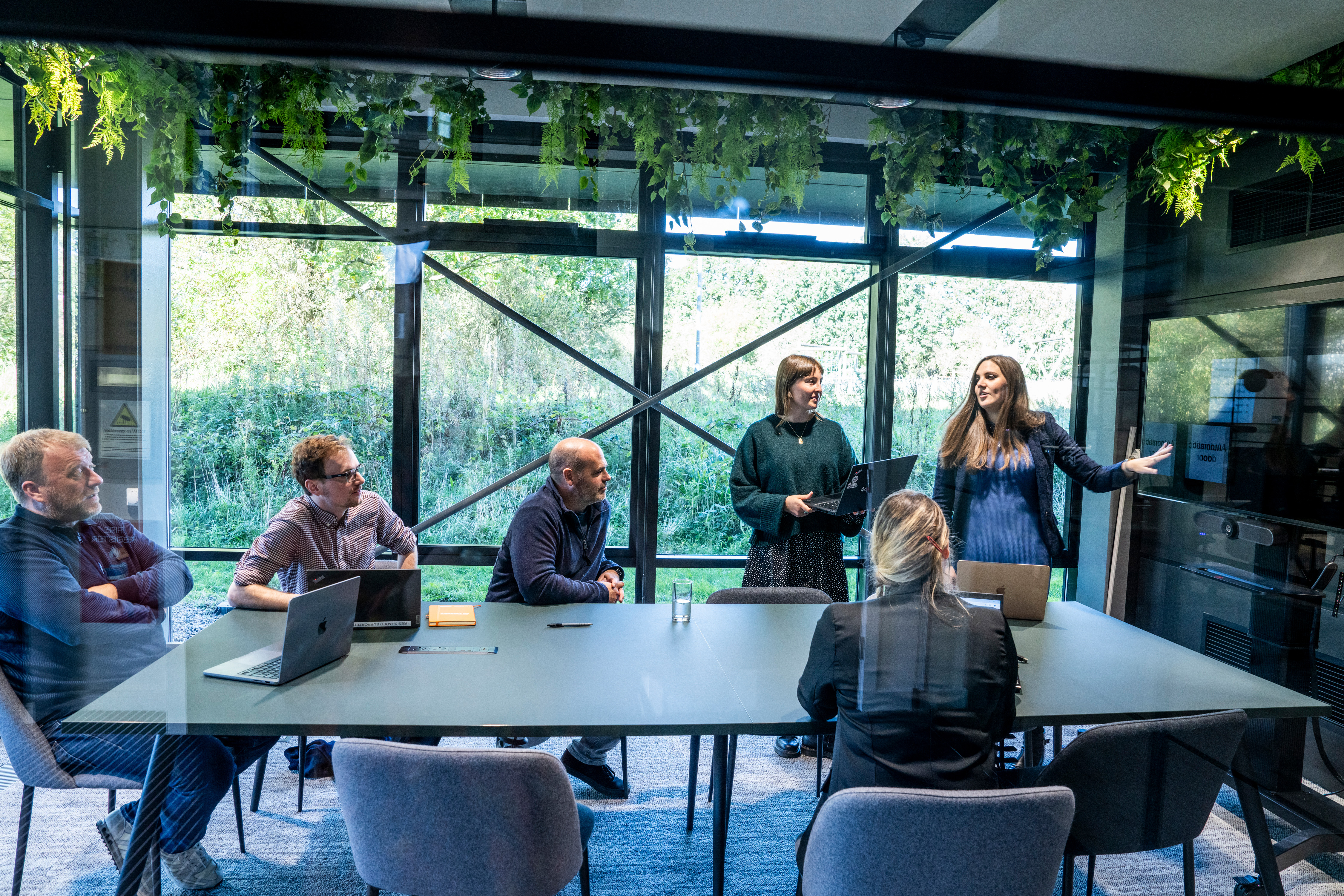 Colleagues in a workshop