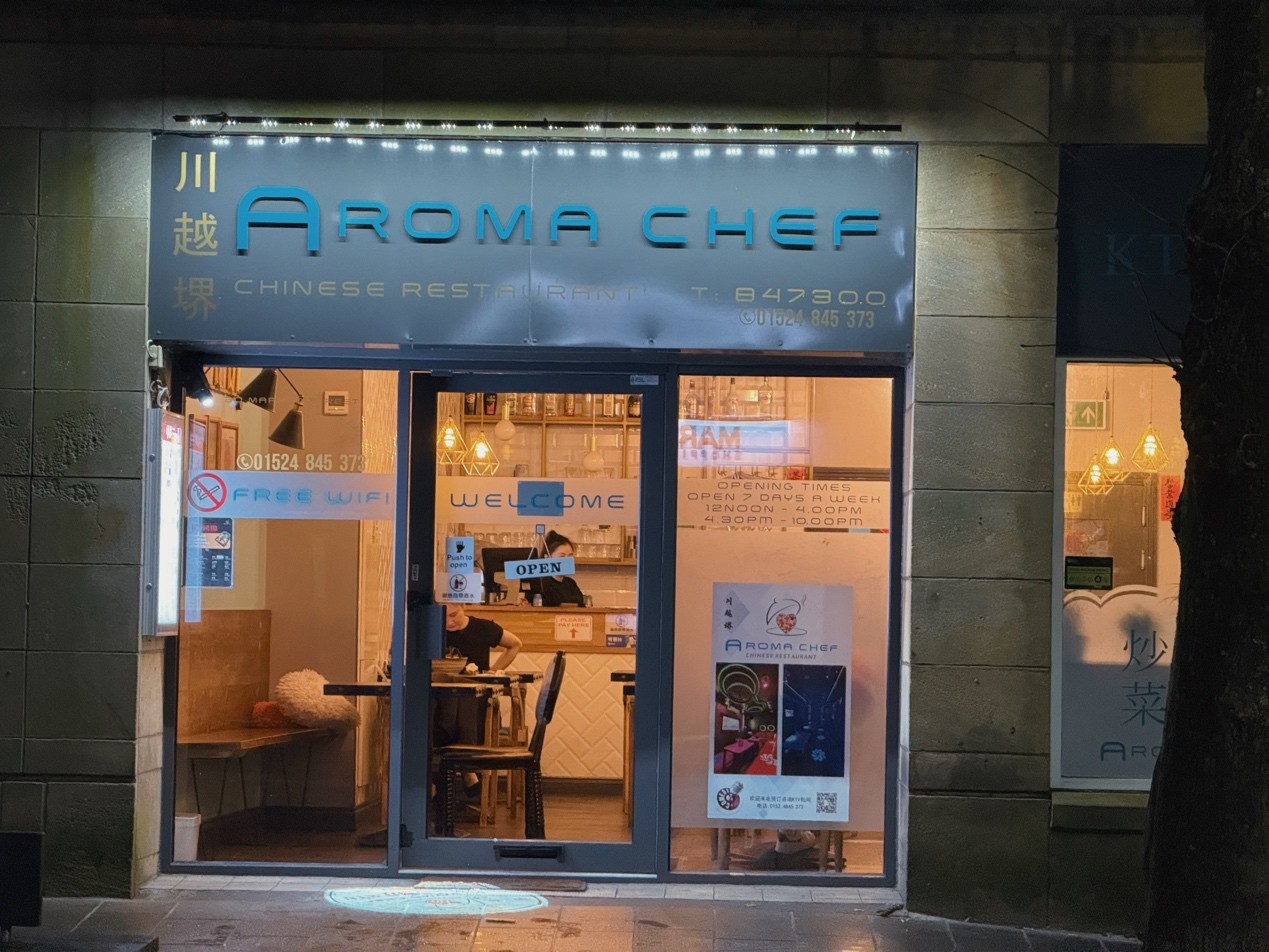 Aroma Chef in town centre.