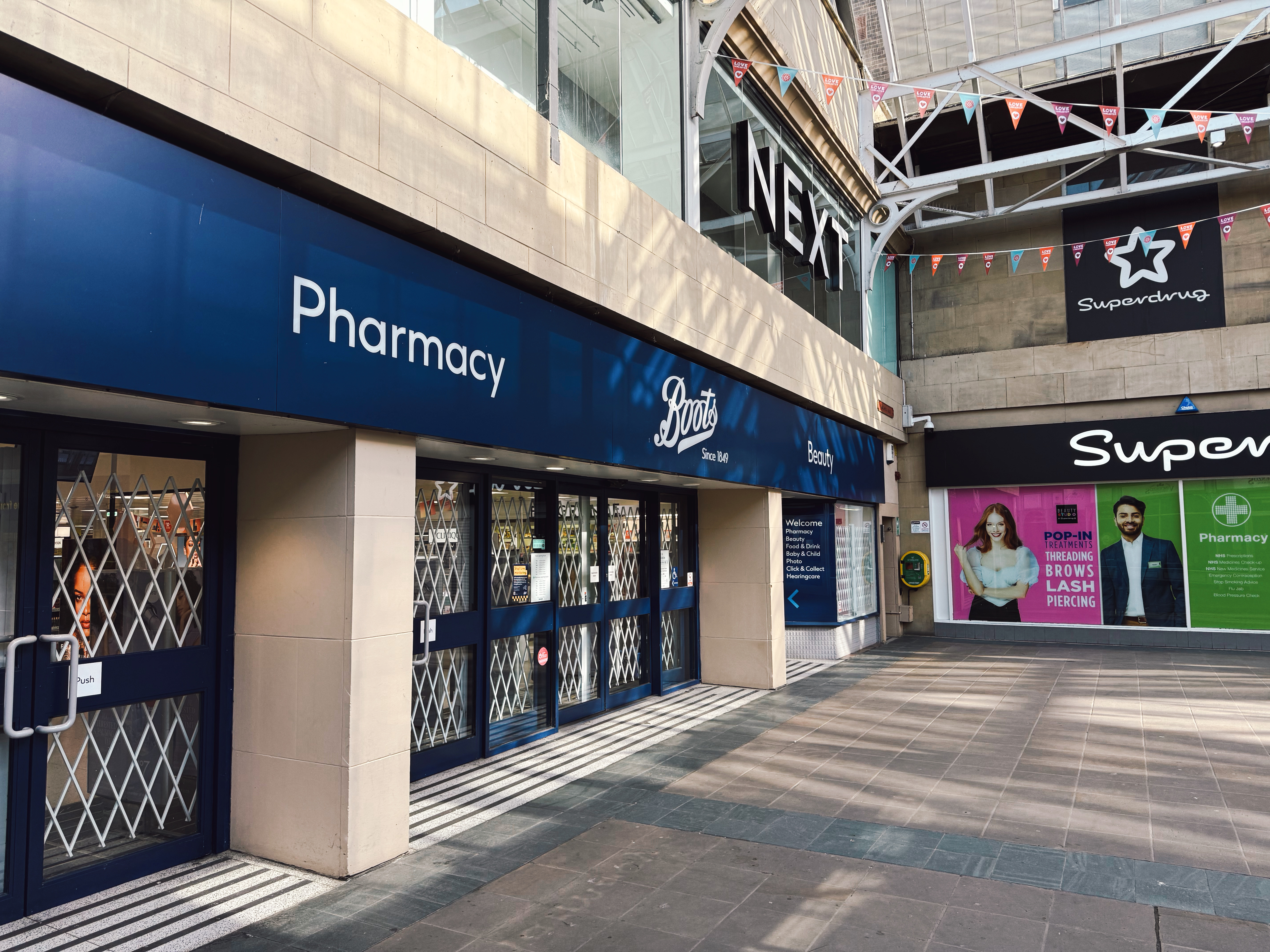 A Boots pharmacy in Lancaster town centre. 