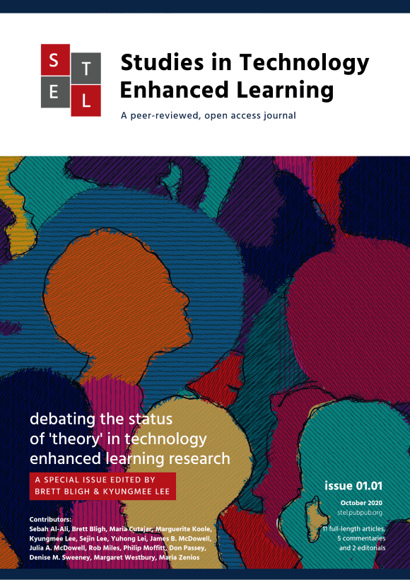 Front cover of first issue of Studies in Technology Enhanced Learning