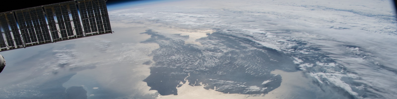 English Channel from the International Space Station