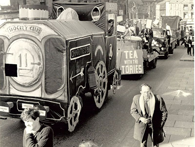 1966 Rag Week in Lancaster City Centre