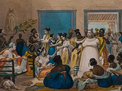Visita a uma fazenda by Jean-Baptiste Debret (1835)