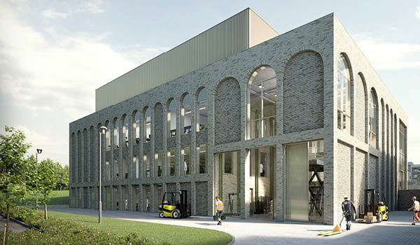 Architects impression of the Engineering Two building.
