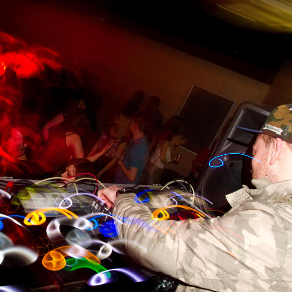 DJ at Sugarhouse nightclub