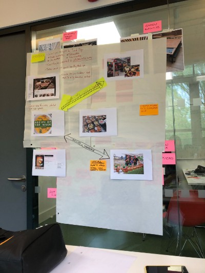 Tai's presentation showing various design stages