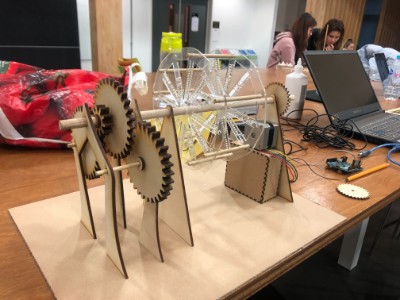 A model made by Tai