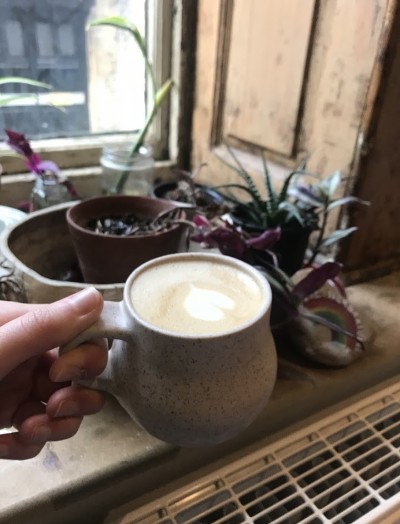 image of oat milk latte