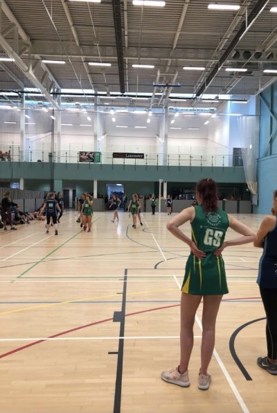 Pendle College Netball team in action