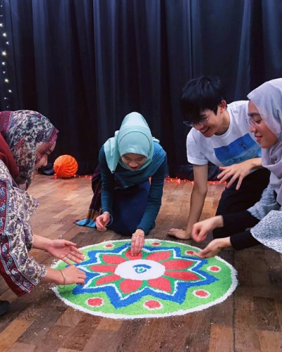Nurin playing a game with society