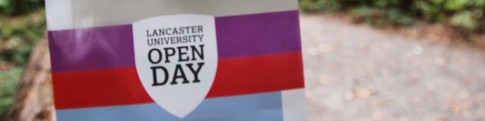 Open day banner 