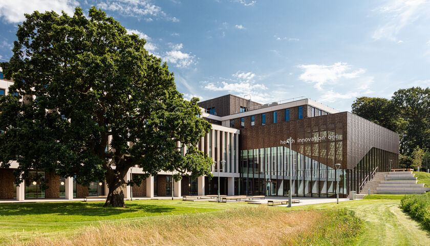 Exterior of the Health and Innovation Centre
