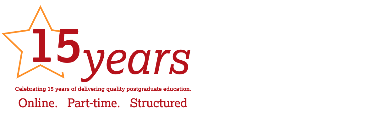 Image to show 15 years of delivering postgraduate education by the division of health research
