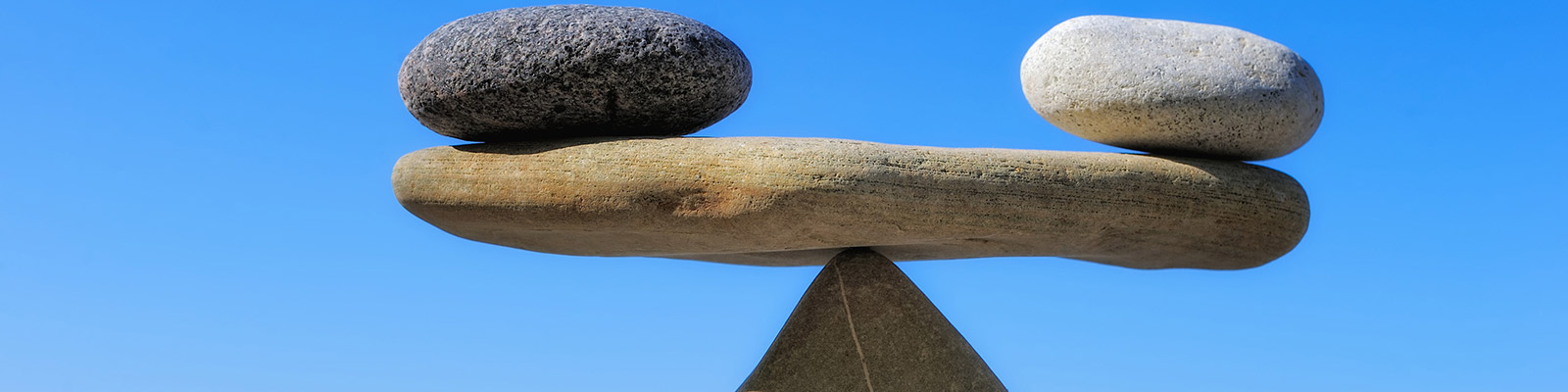 Stacked and balanced rocks