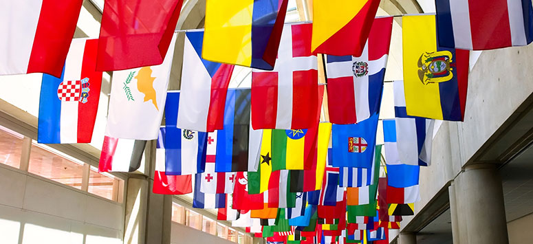 Lancaster University Global map