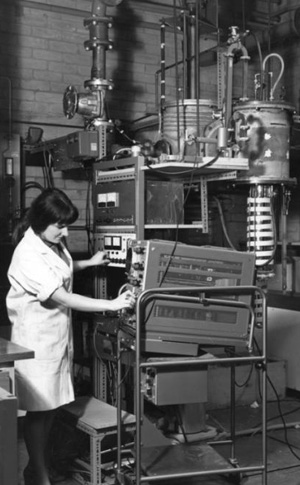 An old photo of the Physics department