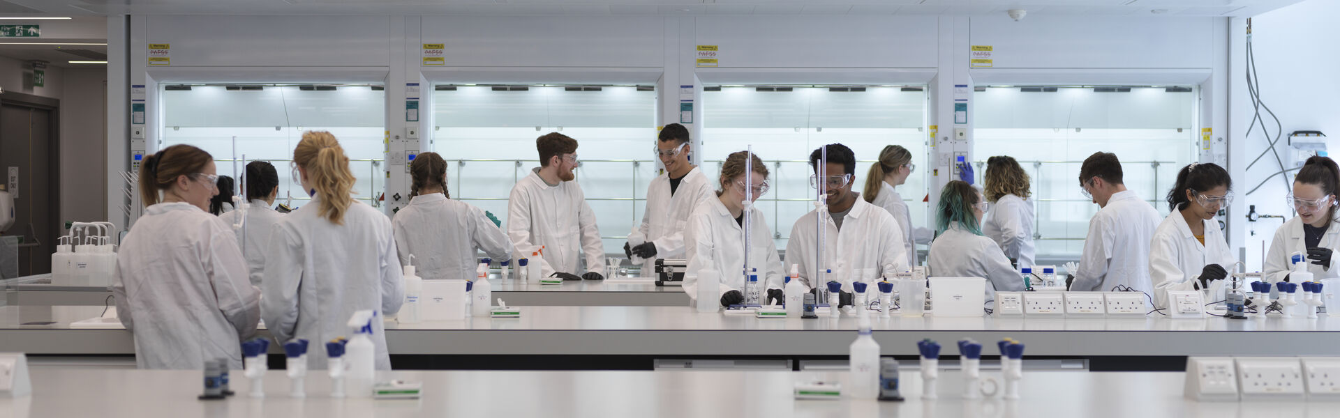 People in a chemistry laboratory