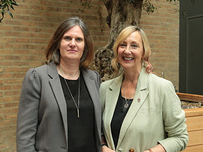 Pam Pickles and Rachel Beauchamp