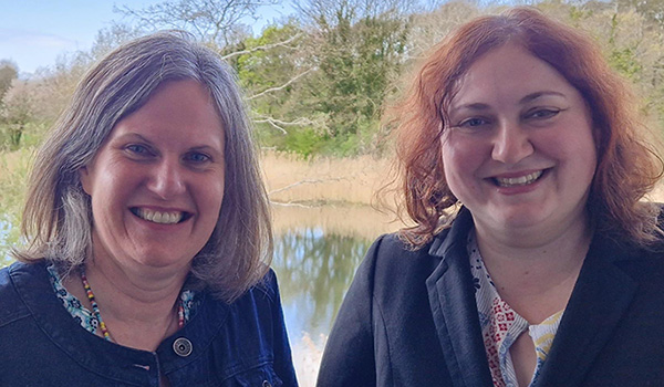 A photograph of programme coaches Rachael Sterrett and Amanda Ross