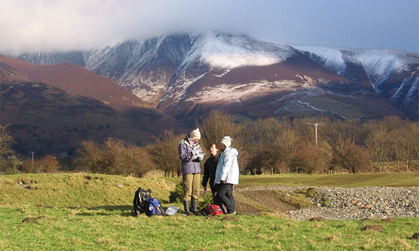 LEC fieldwork in nearby Keswick