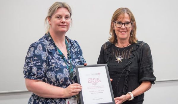 Jayde Whittingham-Dowd as recipient of FHM Sustainability award. 