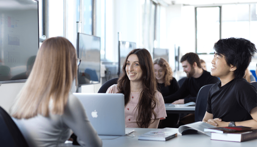 A group of students in the Levy Lab
