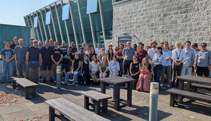 The pro2 2026 delegates on the InfoLab roof