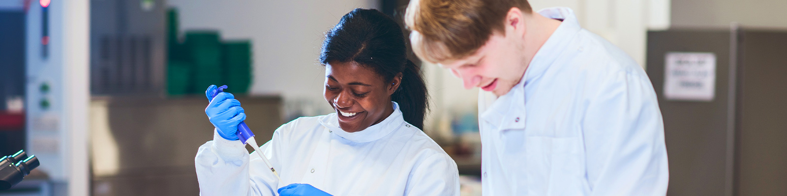 Students in a lab