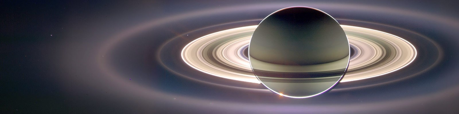 The planet Saturn with it's rings.