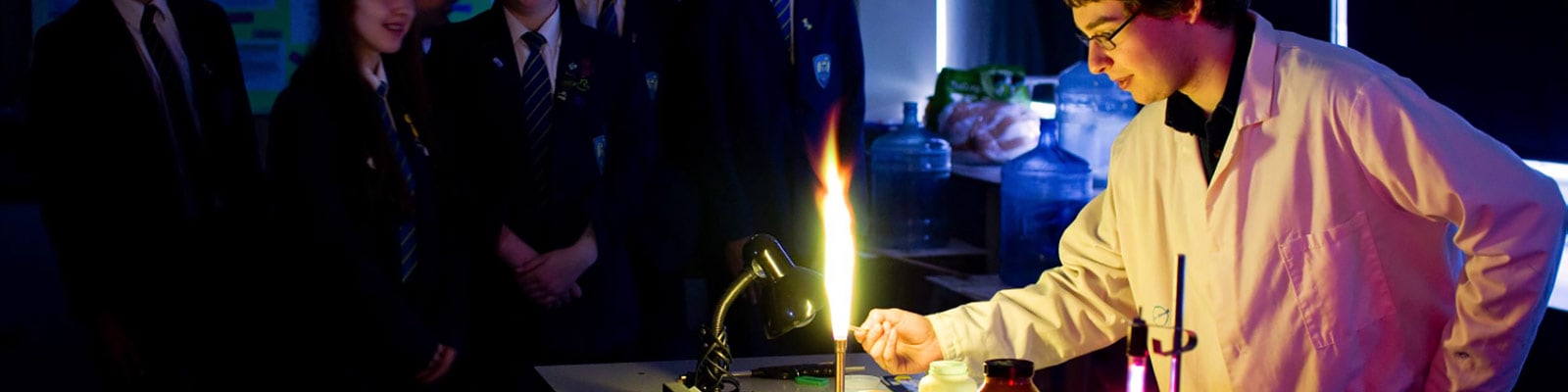 A Physics demonstration at an Outreach event