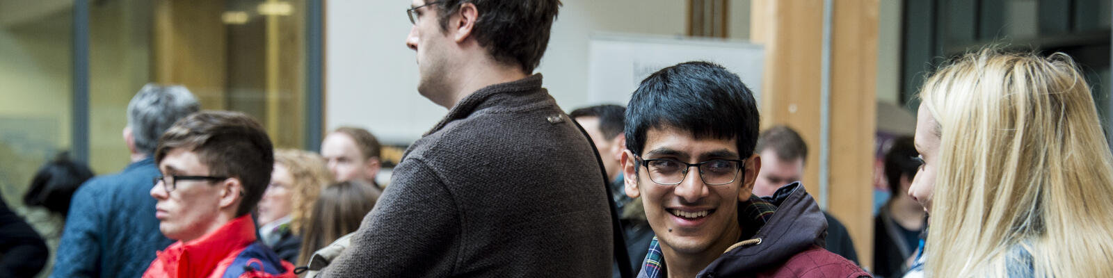 Secondary school students visiting Lancaster