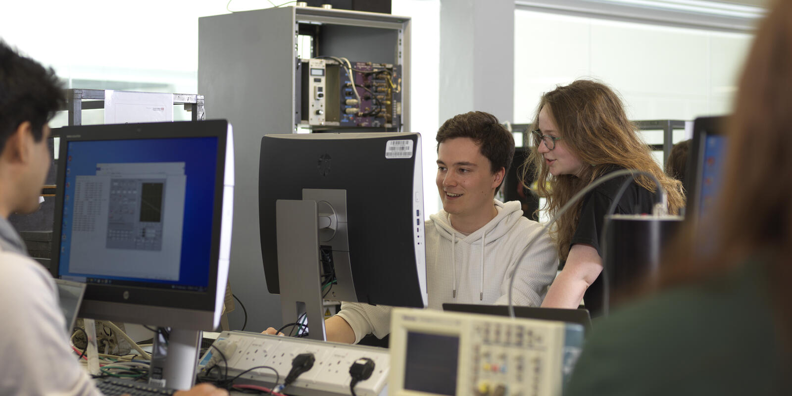 Physics students from Lancaster University