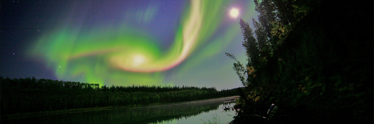 The aurora over Whitehorse