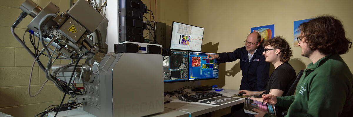 A scanning electron microscope