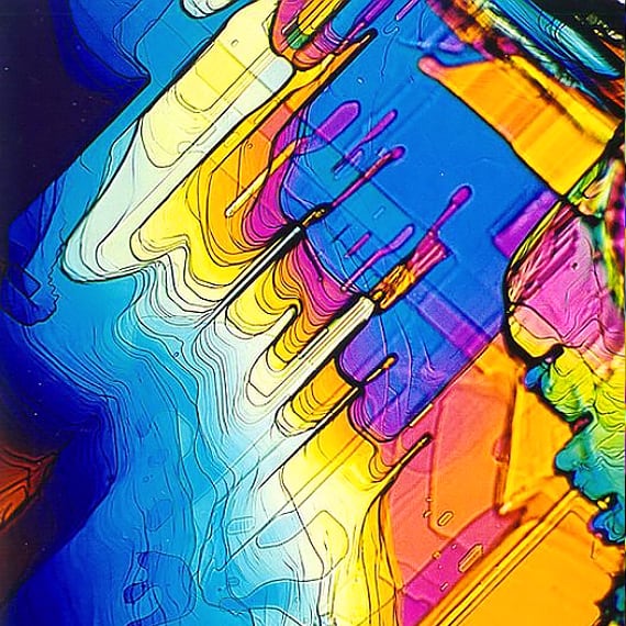 A colourful crystal structure