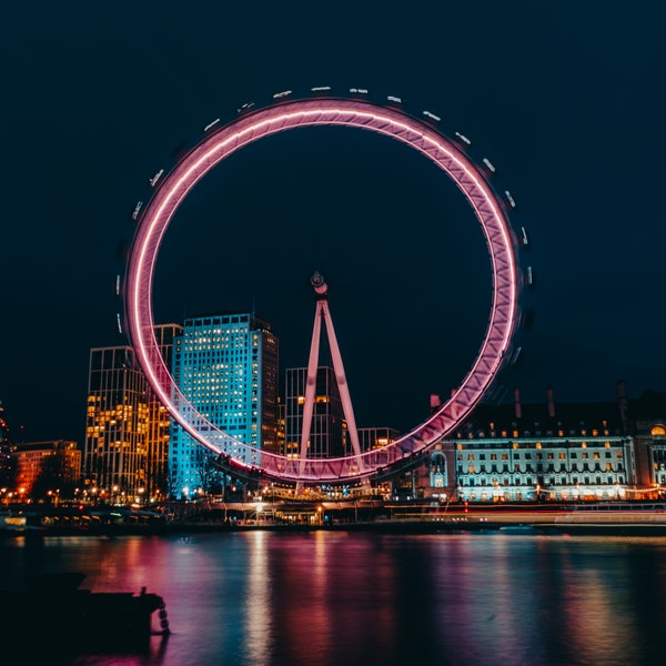 The London Eye at night