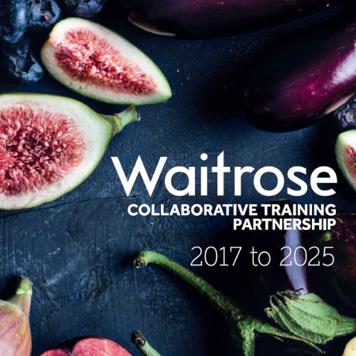 Cover of the Waitrose Collaborative Training Partnership Brochure