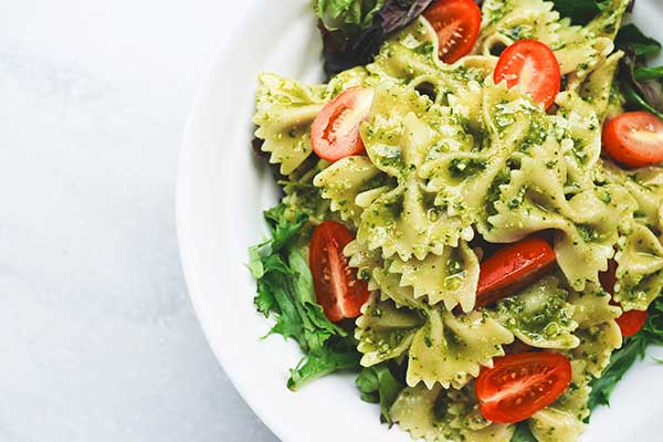 A pasta dish