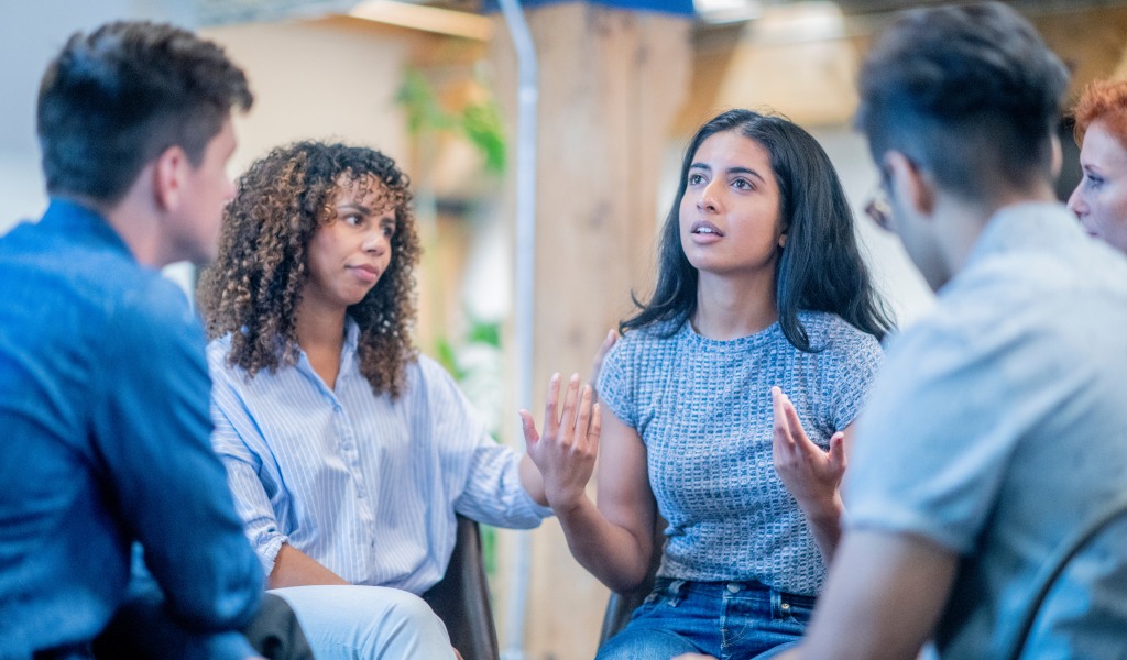 A group of medical students