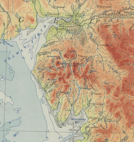 Map of 'Dark Age Britain'