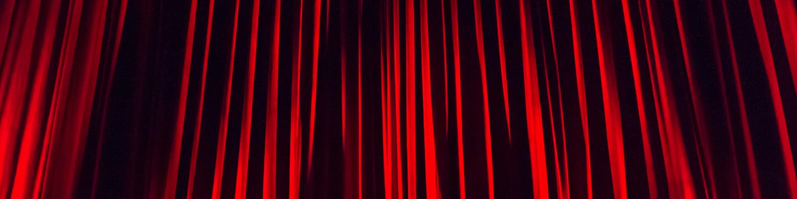 Red curtain backdrop